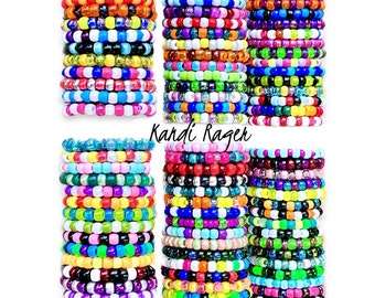 Lot De Bracelets Rigides Fantaisie Multicolores - Occasion