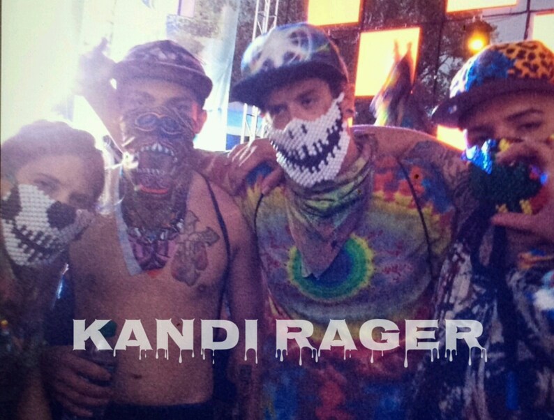 Skeleton Kandi Mask