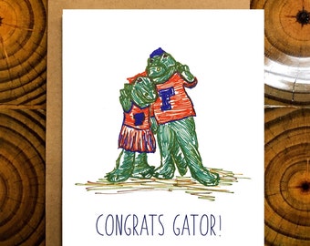 University of Florida Gator Graduation Card