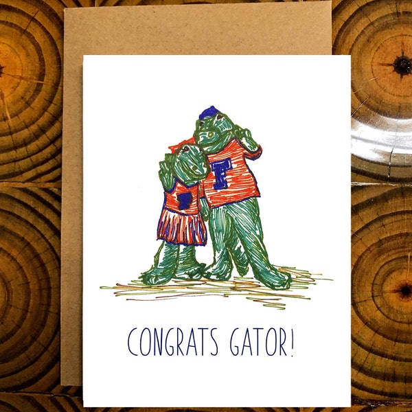 University of Florida Gator Graduation Card