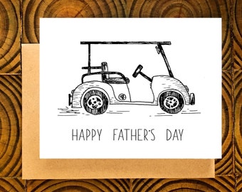 Golf Father's Day Card