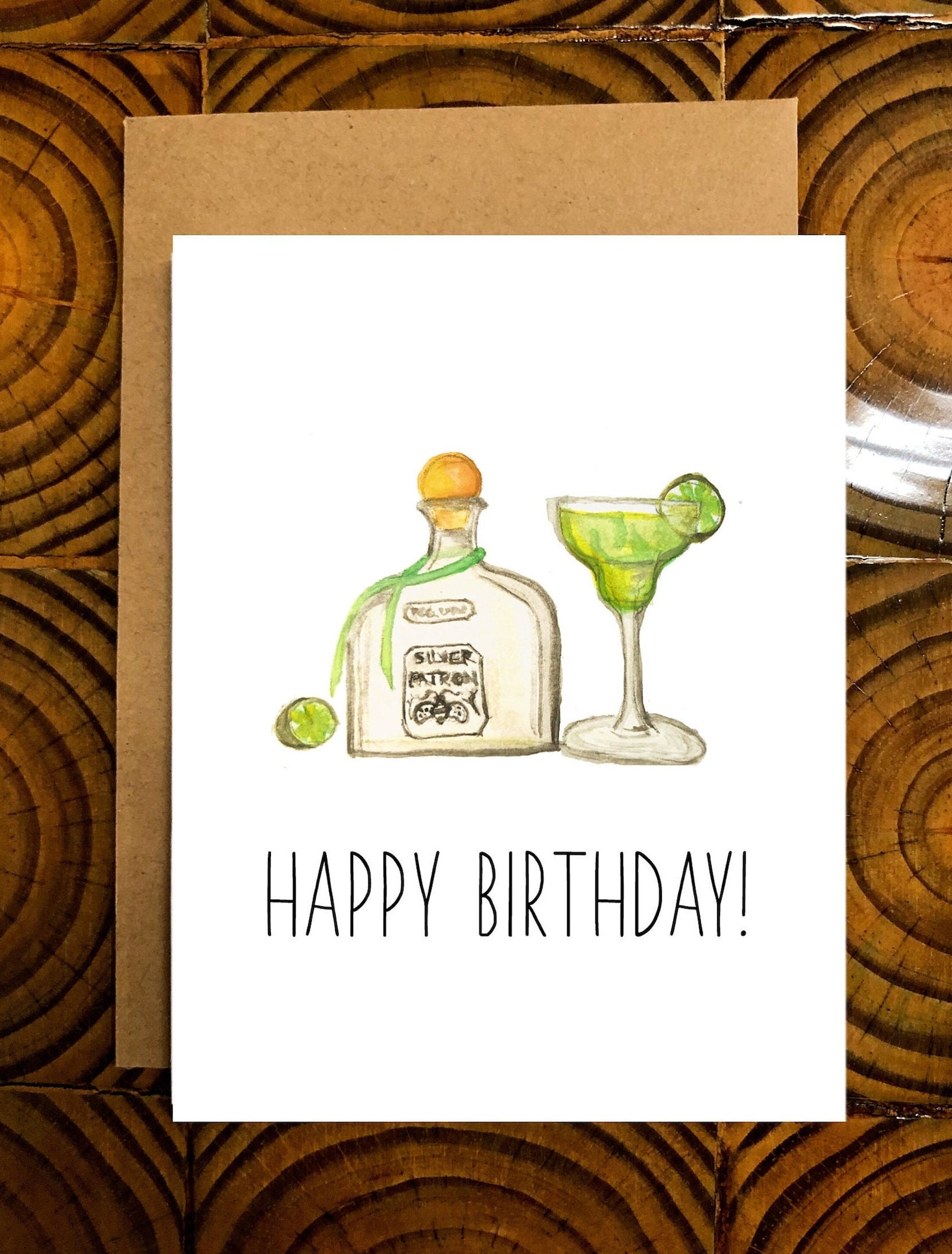 Tequila Birthday Card Etsy