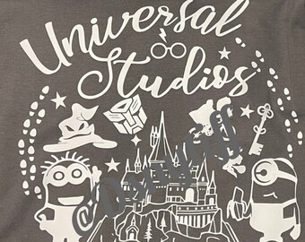 Camisa de vacaciones de Universal Studios para familia. Descarga digital