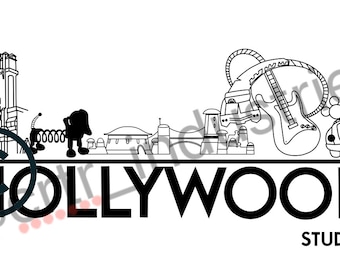 studios hollywood skyline