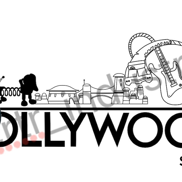 studios hollywood skyline