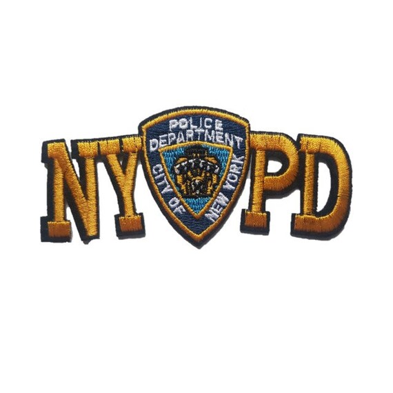 New York Police Department Iron On Patch Sew On Transfer Nypd Etsy