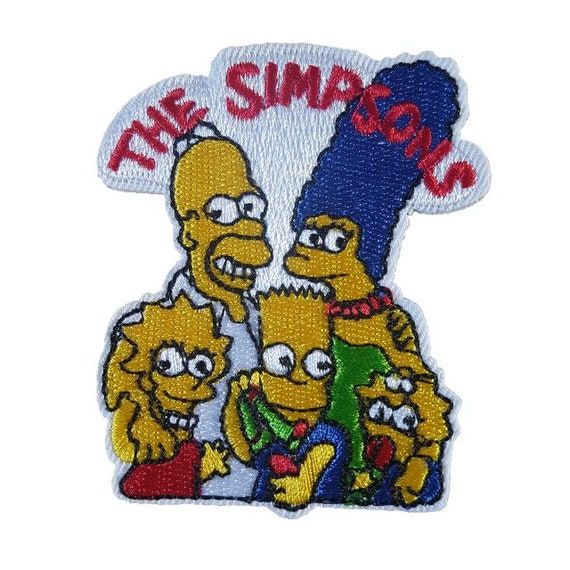 THE SIMPSONS MAGGIE CHARACTER EMBROIDERED PATCH SEW IRON ON