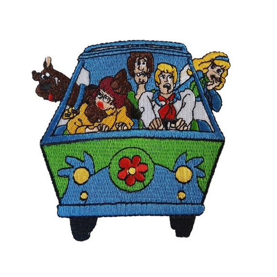 Scooby Doo and the Mini mystery Machine Iron On Patch Sew on Transfer Small