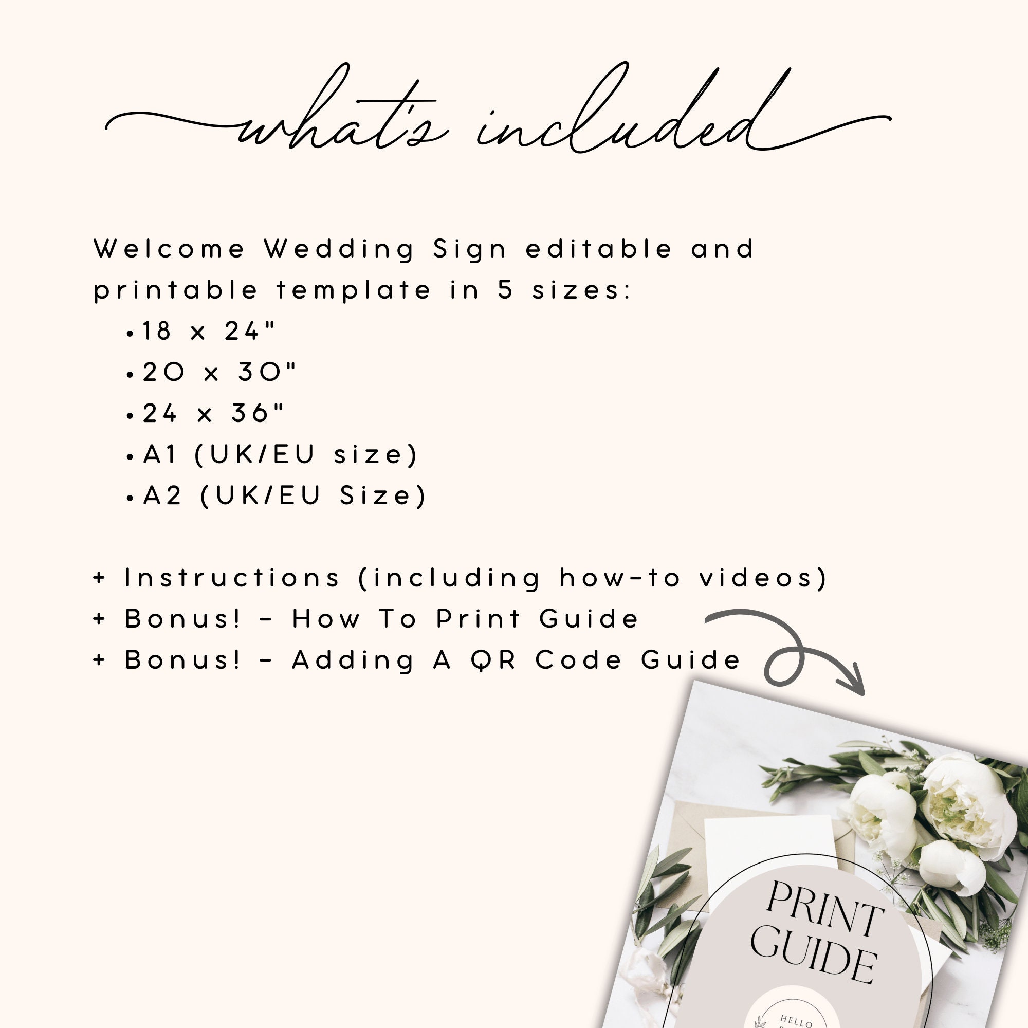 Wedding Welcome Sign, Editable Template Download, Celestial Moon Sign ...