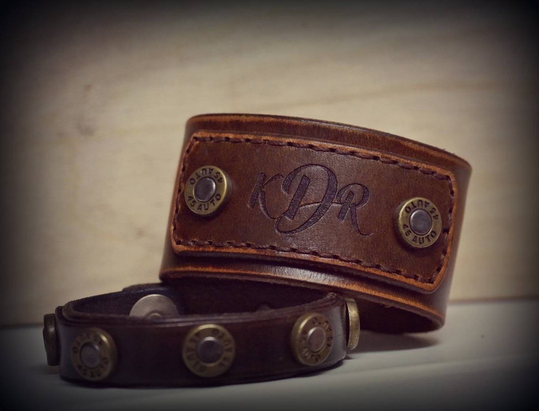 Personalized Leather Bracelet Women's Leather Bracelet Etsy