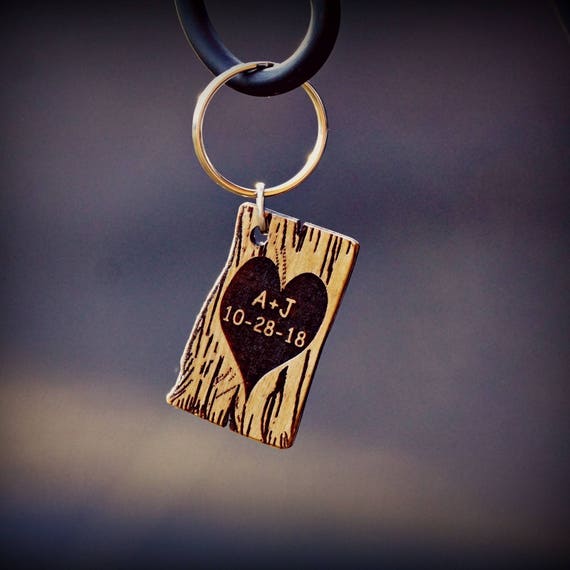 Wooden Key Chain, Unique Key Chain, Valentine's Key Chain,  Men's  Key Chain,  Women's Key  Chain