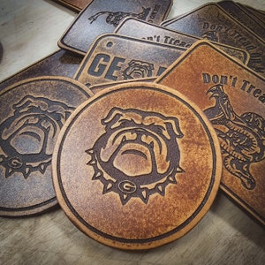 Custom Leather Patch Blanks | Custom Leather Hat Patch | Personalized Leather Patch