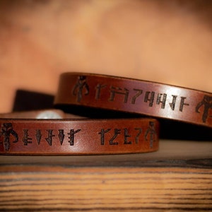 Mandalorian Leather Bracelet