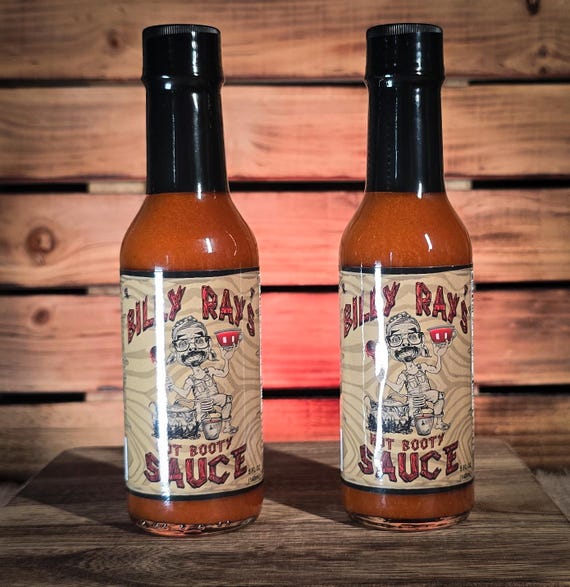Billy Ray's Hot Booty Sauce 2 pack (5 ounce)