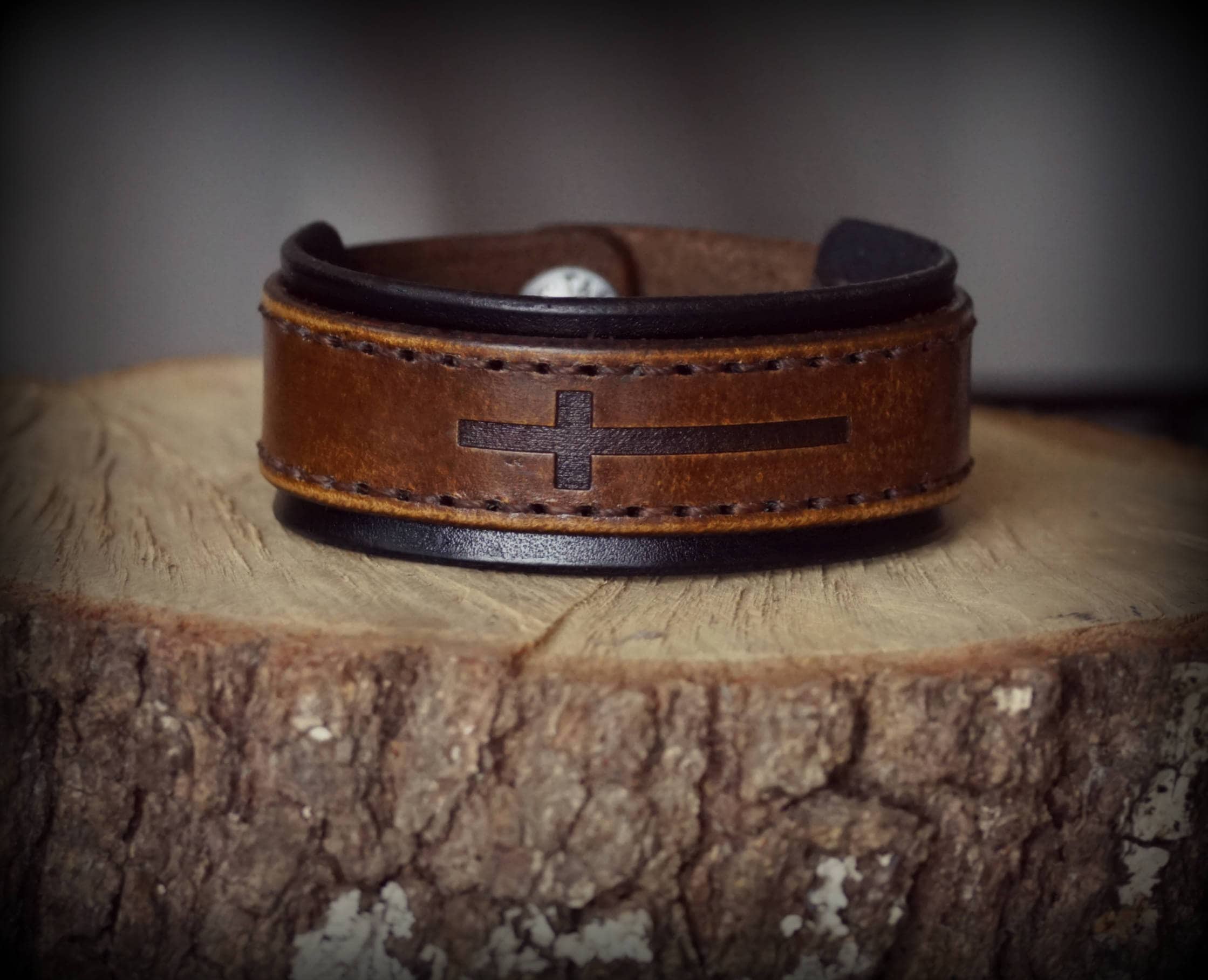 Oberon Design Braided Leather Bracelets