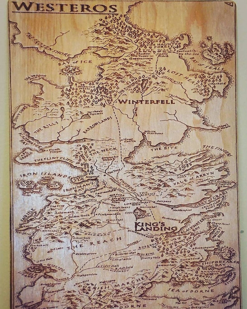 Mappa Di Games Of Thrones