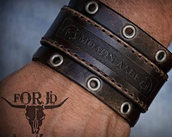 Biker Cuff Bracelet SVG and PDF Laser File