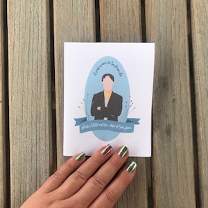 Dwight Schrute | Das Büro | Ich möchte nur Freunde sein plus ein kleines Extra auch ich liebe dich | Digitaler Download | Grußkarte