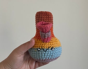 Crochet Bong Plushie - Variegated Earth Tones