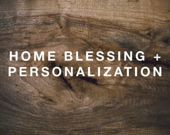 Add-On: Birkat Habayit with Personalization