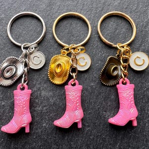 Pink Cowboy Boots / HenDo Cowgirl Gifts / Pink Cowgirl Keyring / HenDo Cowboy Gifts / Cowboy Stocking Filler
