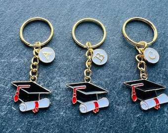 Graduation Cap Scroll Keyring / Graduation Gift For Her / Personalised Graduation Gift for Him
