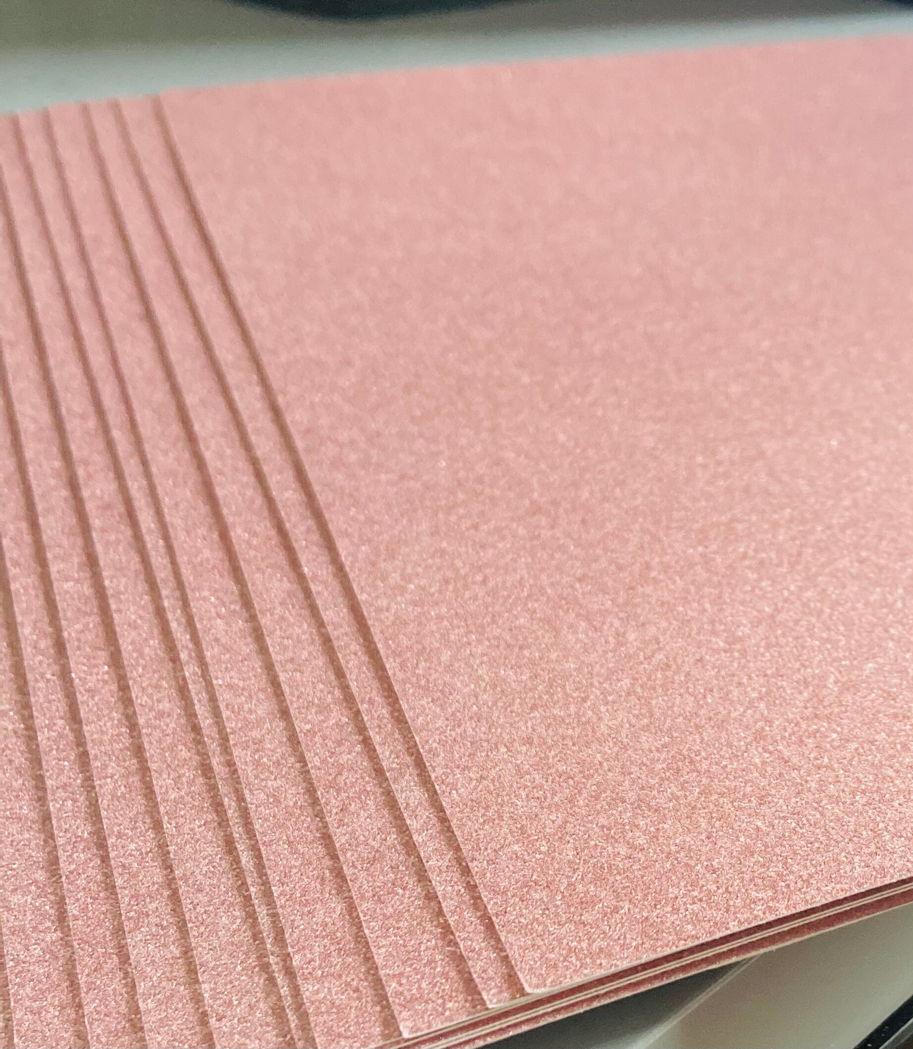 Pink Glitter Card Stock / Glitter Kraft Card / Pink Glitter A4 Etsy