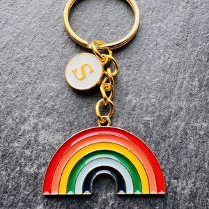 Rainbow Gift Keyring / Rainbow Present / Gift For Her / Gift For Him / Love Rainbow Gift
