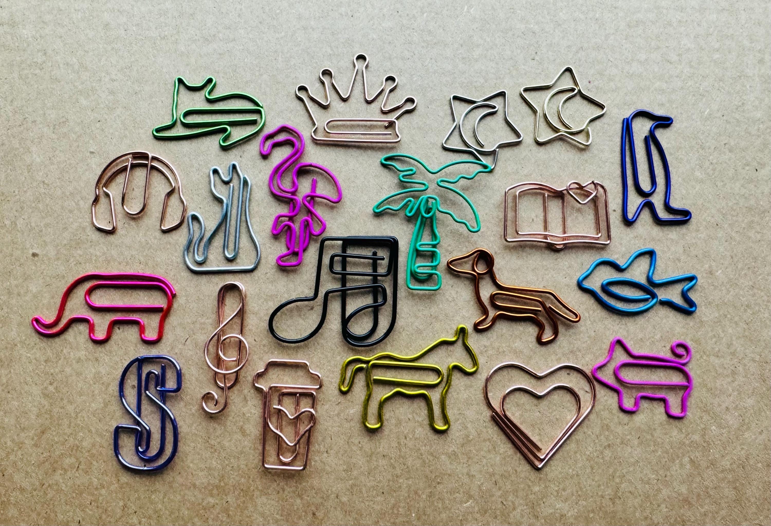 Animal Paper Clips  / Stationary Paper Clips / Journal Supplies / Fun Paperclips /