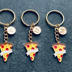 Pizza Keyring / Foodie Keyring / Pizza Slice Keychain / Personalised Pizza image 7