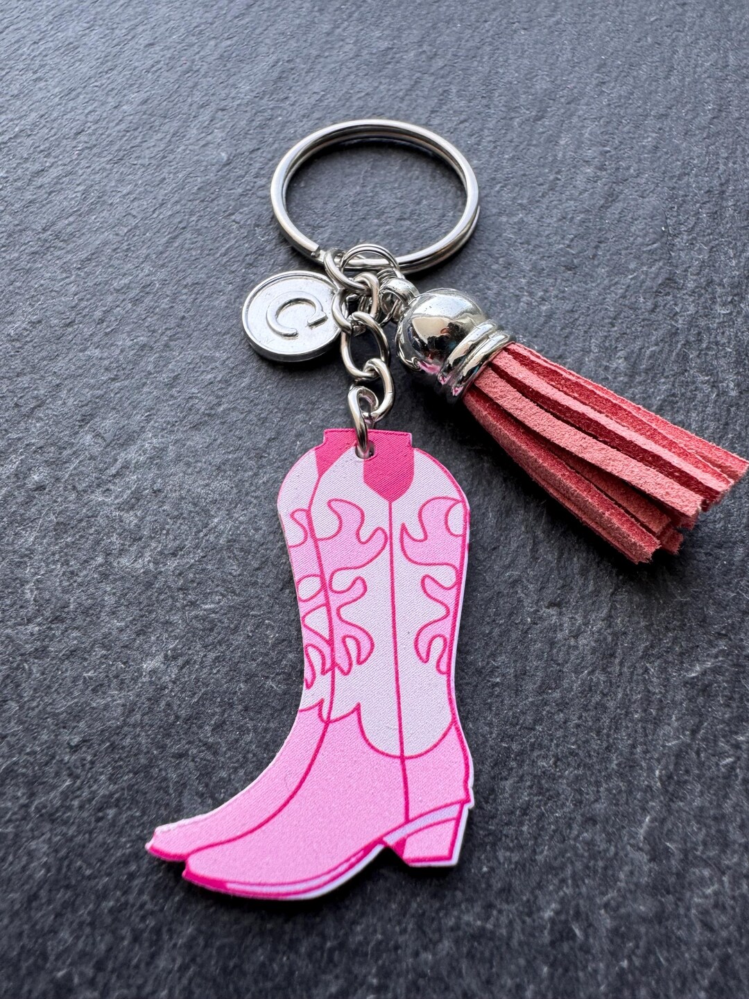 Cowboy Boots / Hendo Cowboy Gift / Pink Cowboy Keyring / Cowboy Keyring ...