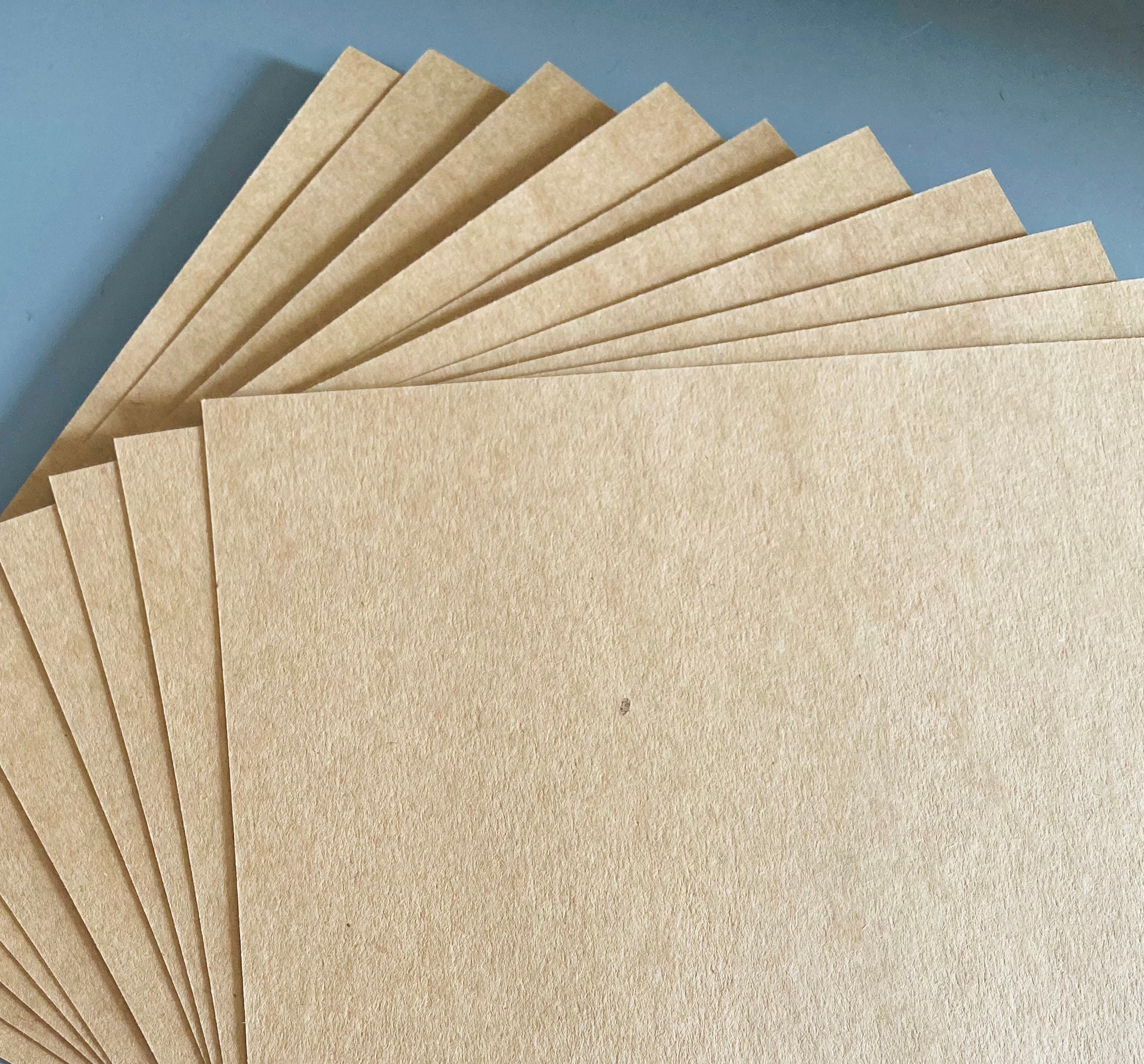 Brown Kraft Card A4 / Brown Card Supplies / A4 Brown Kraft Etsy UK