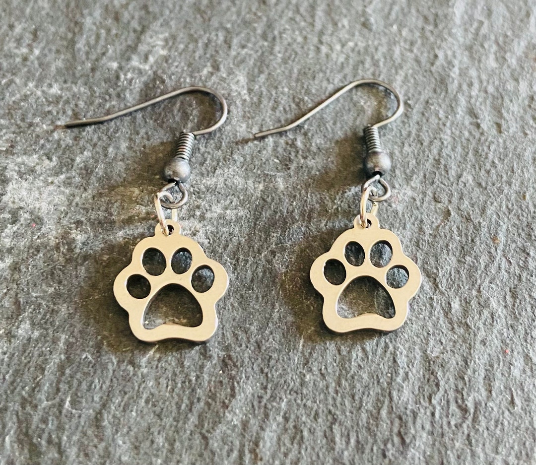 Earrings Gift for Her / Animal Jewellery / Dog Jewellery / Dog Charm