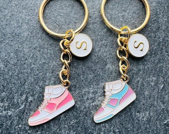 High Top Trainer Keyring: Initial Charm Gift