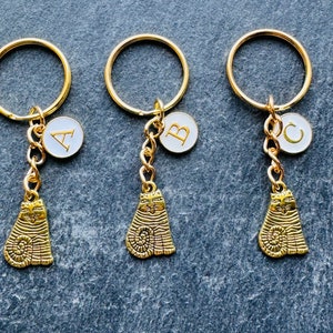 Cat Gift For her / House Cat Present / Personalised Cat Keyring / Cat Gifts