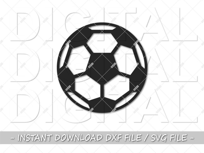 dxf file dxf files for laser dxf svg dxf files for cnc metal wall art DXF football
