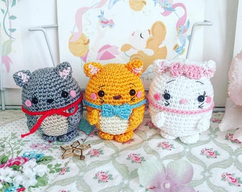 Marie Berlioz ou Toulouse des aristochats disney amigurumi crochet ufufy FABRIQUÉ SUR COMMANDE