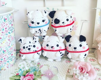 101 dalmatians dogs crochet disney amigurumi doll plush ufufy MADE TO ORDER