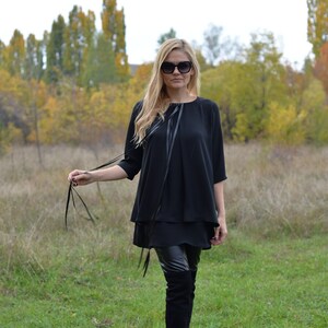 Tunique simili cuir hotsell