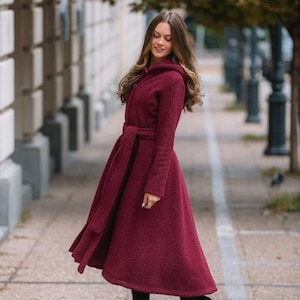 Winter Coat,Princes Single Breast Coat, Maxi Winter Coat For Women, Winter Eco Coat, Winter Outwear, Plus Size Winter Clothing