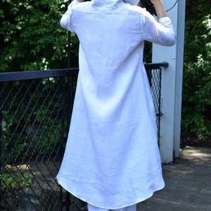 Leinen Weste • Zweiteiliges Kapuzen Leinen Set • Hose mit weitem Bein • Sommer Leinen Set • Übergröße Leinen • Sommer Leinen Weste Mit Obi Gürtel
