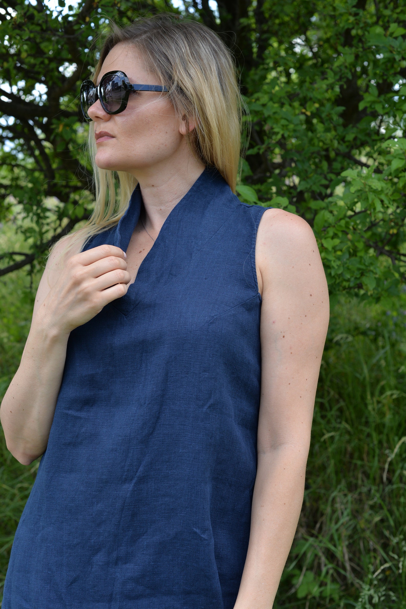 Linen Set Womens Clothing Twopiece Linen Set Women Etsy