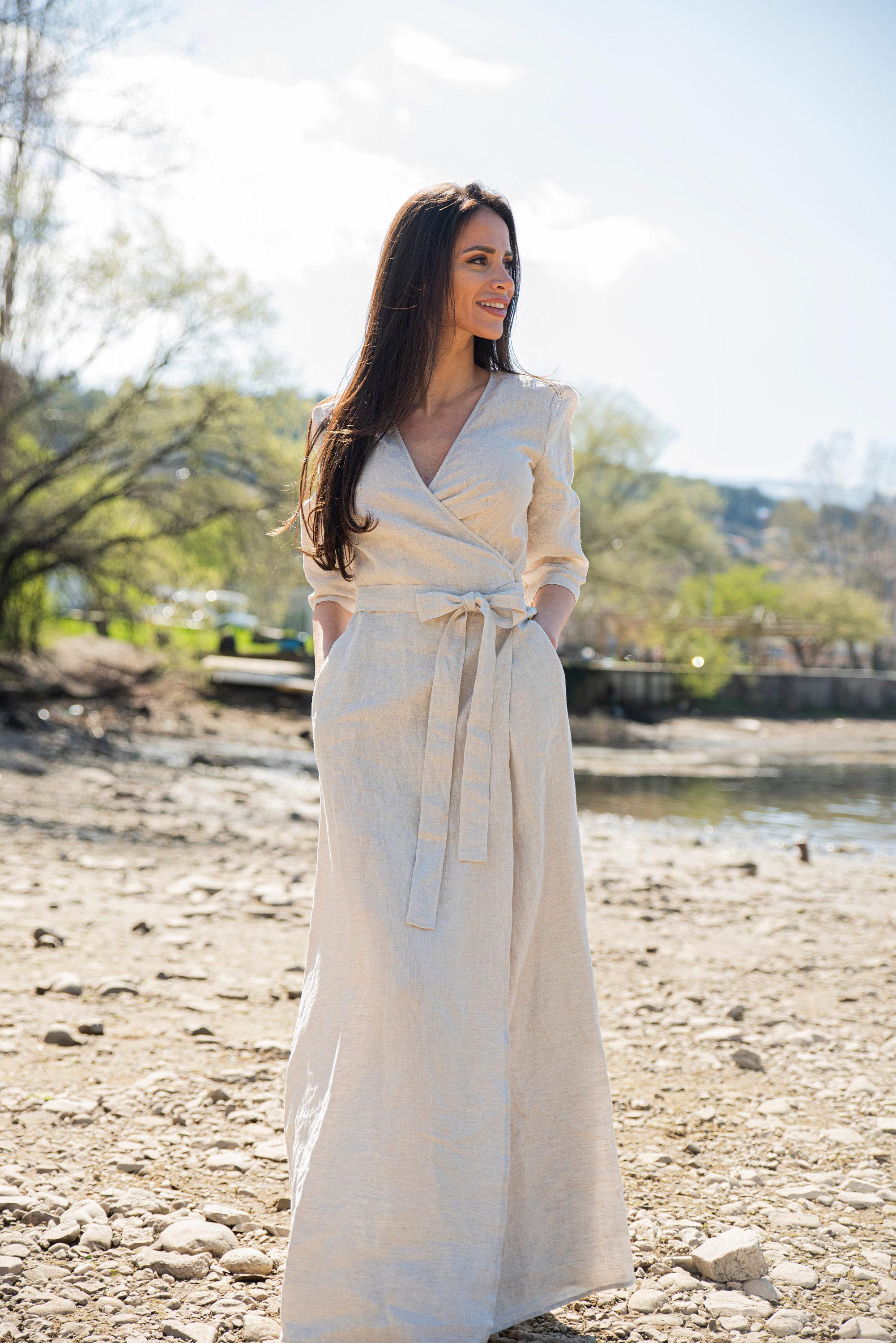 Long Linen Wrap Summer Wrap Dresses Australia Maxi Linen Dress For Women, Linen Wrap Dress, Washed Linen Dress, Boho Wedding Linen Dress, Summer Linen Dress, Military Linen Dress Long Linen Wrap Summer Wrap Dresses Australia Maxi Linen Dress For Women, Linen Wrap Dress, Washed Linen Dress, Boho Wedding Linen Dress, Summer Linen Dress, Military Linen Dress