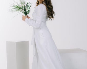 cream linen maxi dress Easy Love Maxi Dress Natural / S main image 0