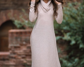 navy blue dress for baby girl Agnes Orinda Women's Plus Size Crew Neck Long Sleeve Fall Fashion Knit Pull-On Sweater Dresses 4X Gray