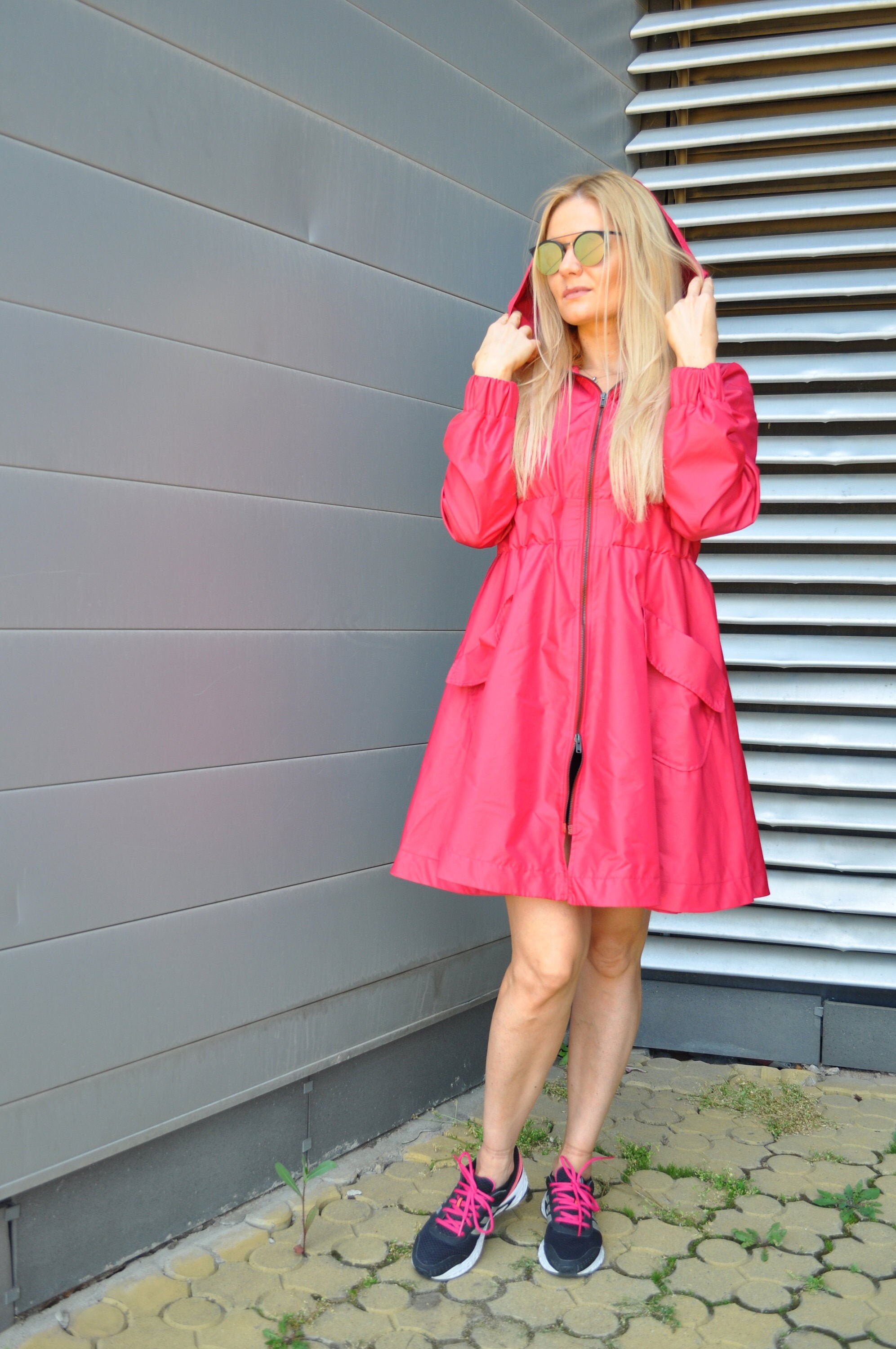 plus size spring trench coats