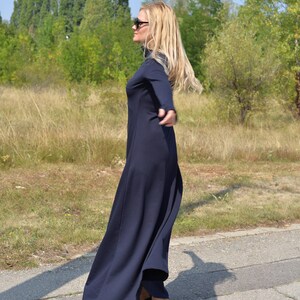 Turtleneck Maxi Dress Black, Winter Maxi Dress, Gothic Maxi Dress, Plus Size Maxi Dress, Sweater Dresses, Long Sleeves Dress