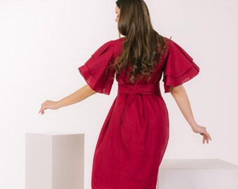 chinese dress ladies Yumi Kim | Riley Linen Dress | Xs