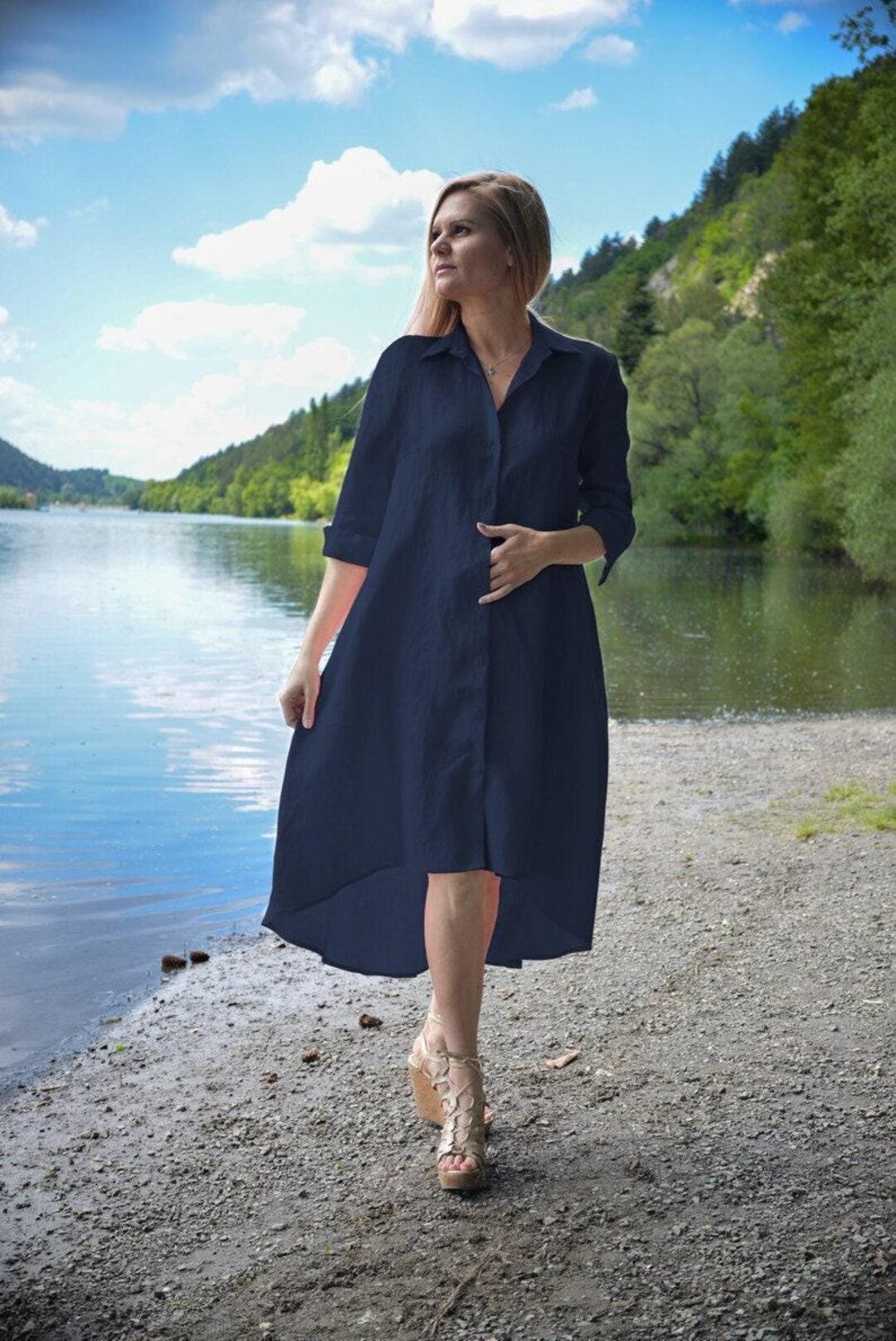 Maxi Linen Summer Dress, Blue Linen Dress, Boho Linen Dress, Asymmetric Linen Dress, Long Linen Shirt Dress, Summer Linen Shirt - Etsy Maxi Linen Summer Dress, Blue Linen Dress, Boho Linen Dress, Asymmetric Linen Dress, Long Linen Shirt Dress, Summer Linen Shirt - Etsy