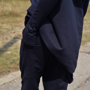 Hoodie And Joggers, Women Activewear Set, Dark Blue Lounge Wear Set, Plus Size Clothing, Hooded Sweatsuit Woman, Dark Blue Sport Set